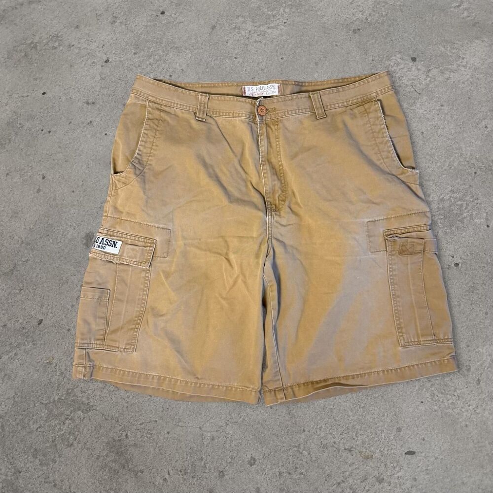 Vintage 1990s U.S. Polo Assn. Cargo Shorts Size 38